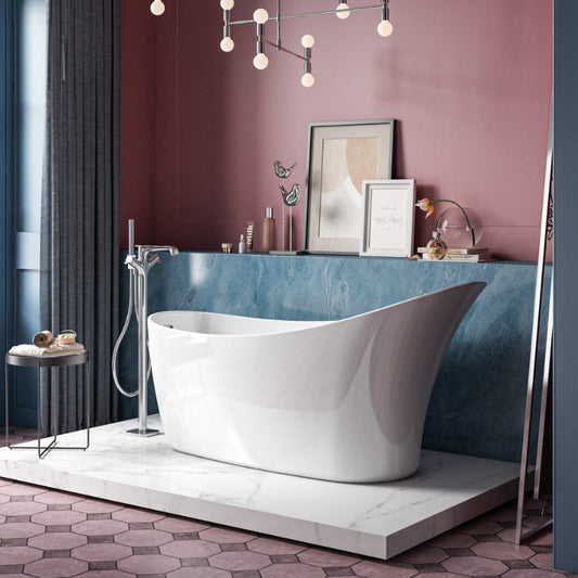 Charlotte Edwards Portobello | Freestanding Single ended Slipper Bath - 1400mm/1590mm/1720mm