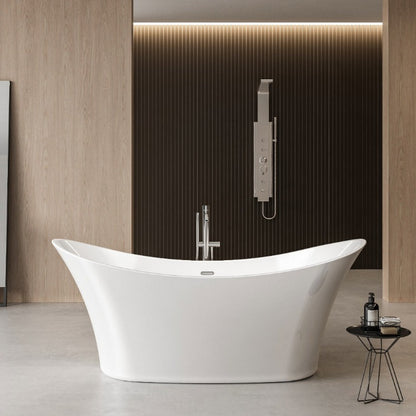 Charlotte Edwards Harrow | Freestanding Slipper Double ended Bath - 1700mm