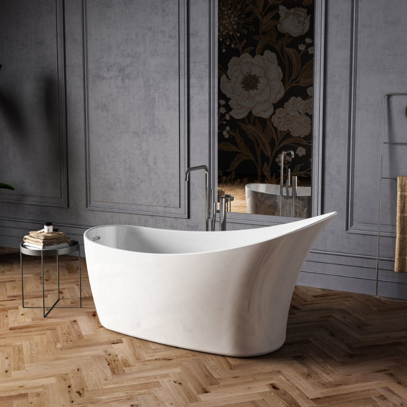 Charlotte Edwards Portobello | Freestanding Single ended Slipper Bath - 1400mm/1590mm/1720mm