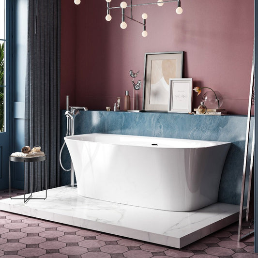 Charlotte Edwards Carme | Freestanding Back to Wall bath - 1700mm