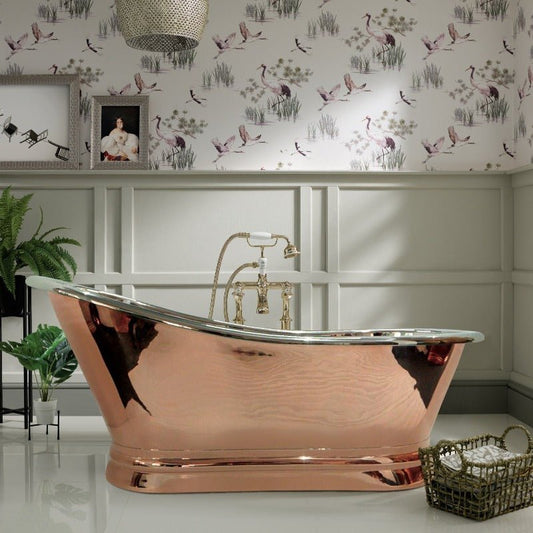 1700mm Slipper Bath - Copper Outer/Nickel Inner - Soak & Luxproduct_vendor#BC-BAC009#