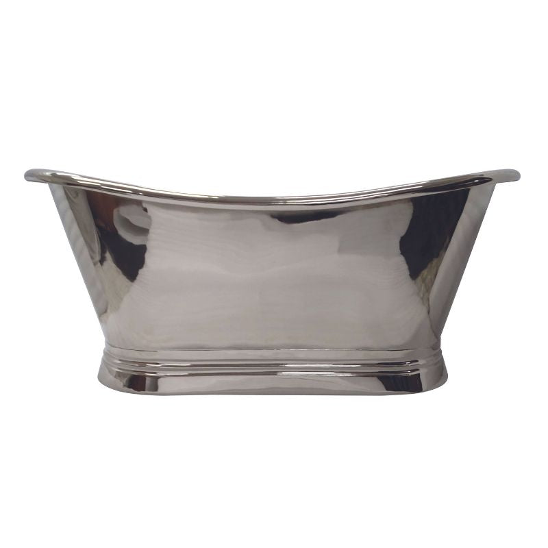 Bc Designs Nickel | Freestanding Boat Bath - 1500mm/1700mm