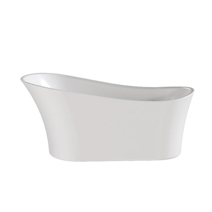 Nuie Freestanding Single Ended Slipper Bath Tub - 1550mm