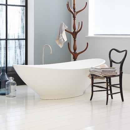 Bc Designs Kurv | Freestanding Curved Freestanding Bath 1890mm x 900mm - No Waste