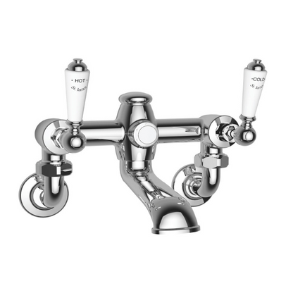 Hurlingham Wall Mounted Bath Filler Chrome