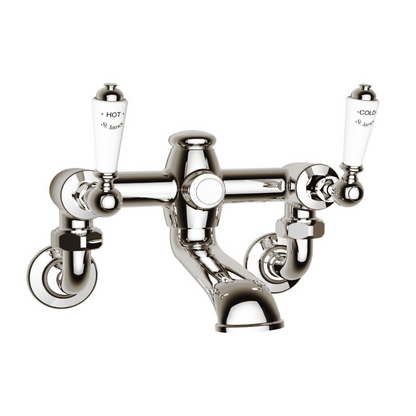 Hurlingham Wall Mounted Bath Filler Chrome