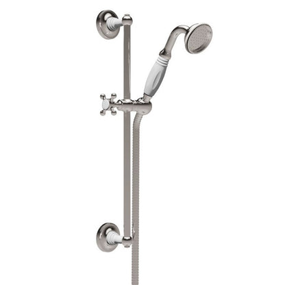 Hurlingham Nickel Handshower On Slider Rail