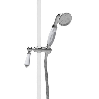 Hurlingham Chrome Diverter & Handset For Slider