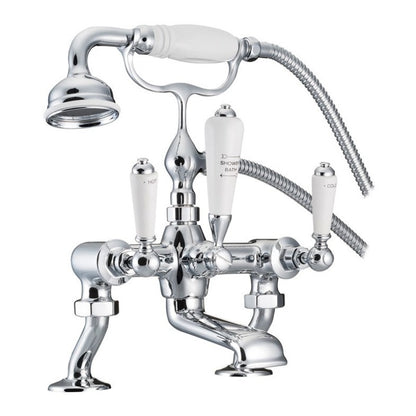 Hurlingham Bath Mixer Taps With Cranked Legs