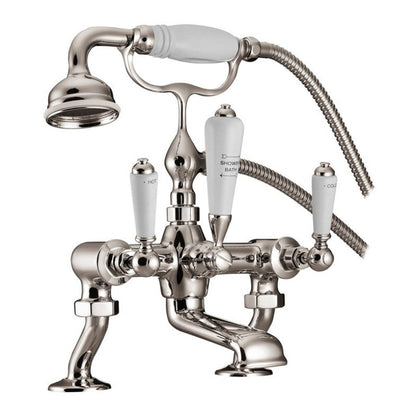 Hurlingham Bath Mixer Taps With Cranked Legs