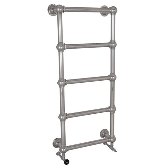 Hurlingham Colossus Wall Mounted Chrome Towel Rail - 1300mm x 600mm