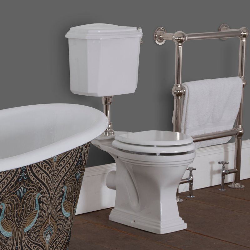 Hurlingham Highgate Low Level Traditional Toilet - WC, Cistern & Pan