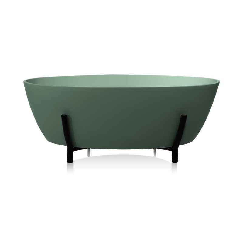 Bc Designs Essex | Round Freestanding Bath with Leg Stand - 1510mm