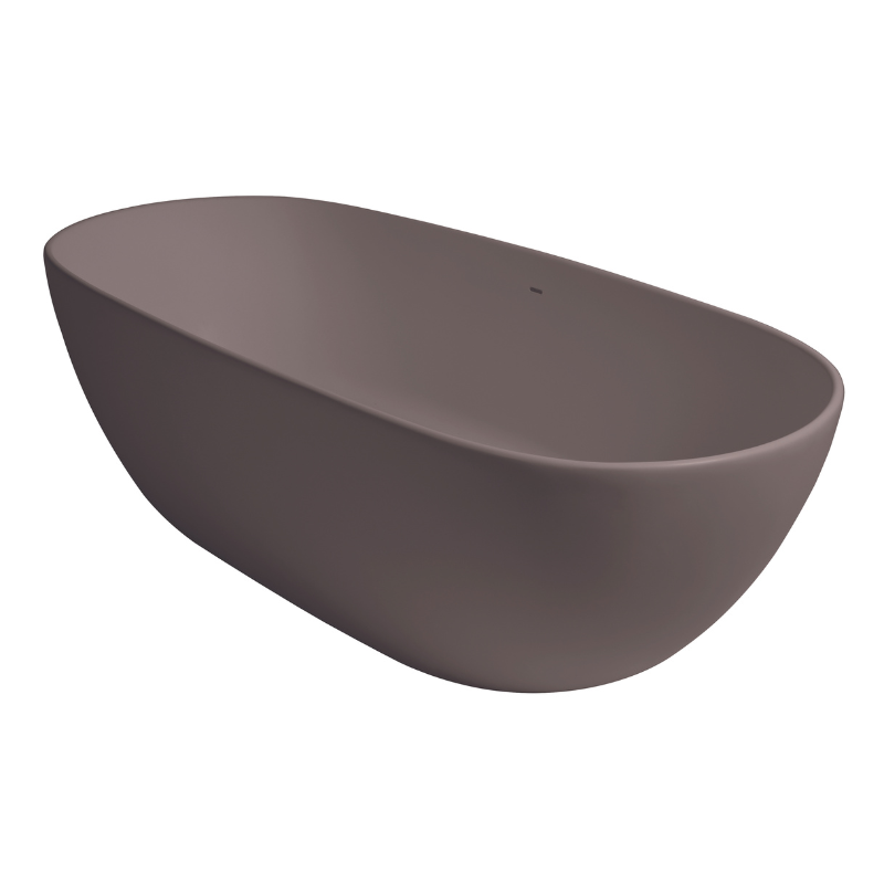 Bc Designs Crea Minimalist | Round Freestanding Bath with Overflow - 1665mm