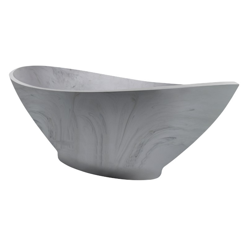 Bc Designs Kurv | Freestanding Curved Freestanding Bath 1890mm x 900mm - No Waste