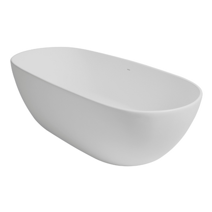 Bc Designs Crea Minimalist | Round Freestanding Bath with Overflow - 1665mm