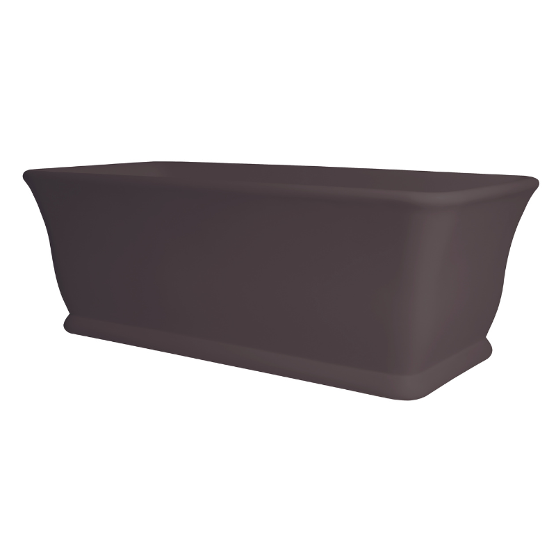 Bc Designs Magnus | Square Freestanding Bath with Plinth & Overflow - 1680mm