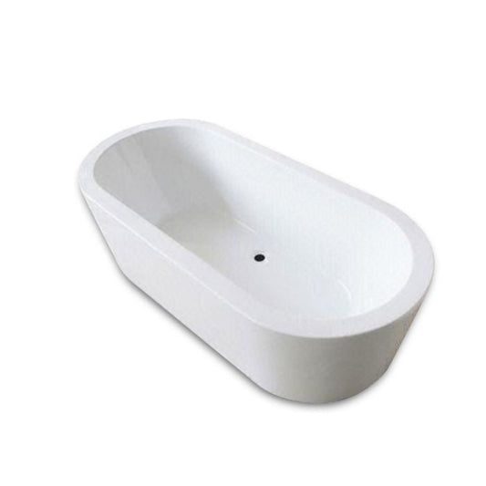 Bc Designs Plazia | Freestanding  Double Ended Oval Bath with Waste - 1780mm