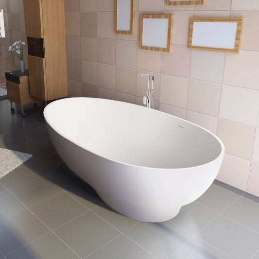 Bc Designs Gio Minimalist | Egg Shaped Freestanding Bath 1645mm