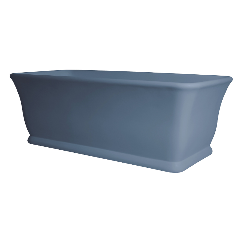 Bc Designs Magnus | Square Freestanding Bath with Plinth & Overflow - 1680mm