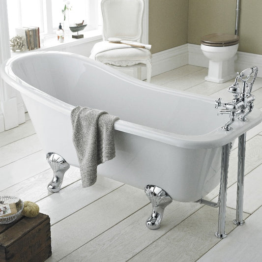 Old London Single Ended Freestanding Slipper Bath - 1700mm/1500mm