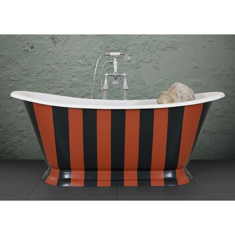 Hurlingham Galleon | Freestanding Cast Iron Roll Top Bath - 1675mm