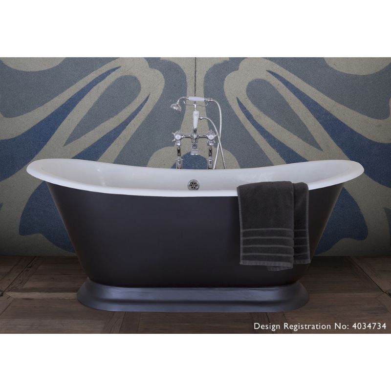 Hurlingham Galleon | Freestanding Cast Iron Roll Top Bath - 1675mm