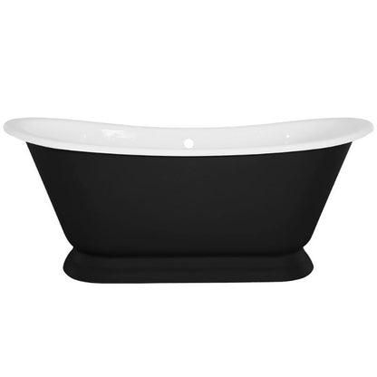 Hurlingham Galleon | Freestanding Cast Iron Roll Top Bath - 1675mm