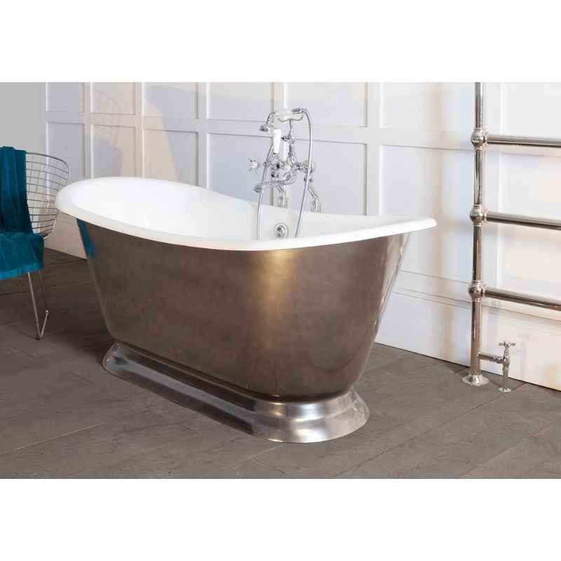 Hurlingham Galleon | Freestanding Cast Iron Roll Top Bath - 1675mm