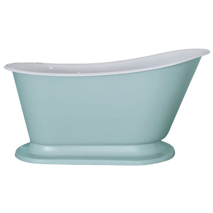 Hurlingham Cameo Small | Freestanding Cast Iron Roll Top Bath - 1400mm