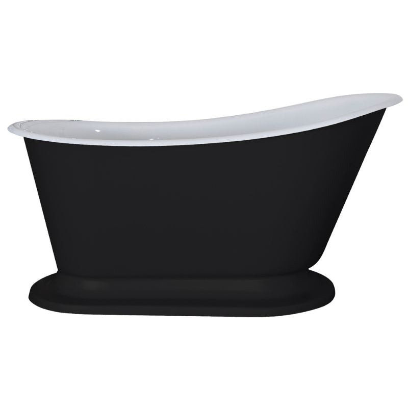 Hurlingham Cameo Small | Freestanding Cast Iron Roll Top Bath - 1400mm