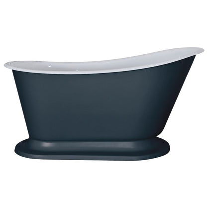 Hurlingham Cameo Small | Freestanding Cast Iron Roll Top Bath - 1400mm