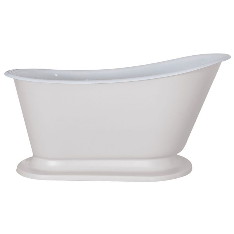 Hurlingham Cameo Small | Freestanding Cast Iron Roll Top Bath - 1400mm