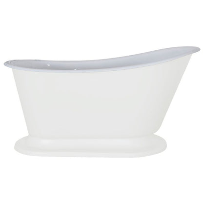 Hurlingham Cameo Small | Freestanding Cast Iron Roll Top Bath - 1400mm