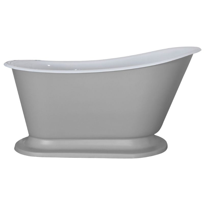 Hurlingham Cameo Small | Freestanding Cast Iron Roll Top Bath - 1400mm