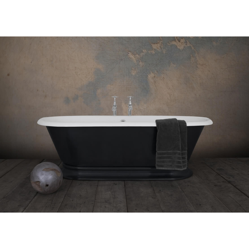 Hurlingham Shikara | Freestanding Cast Iron Roll Top Bath - 1820mm