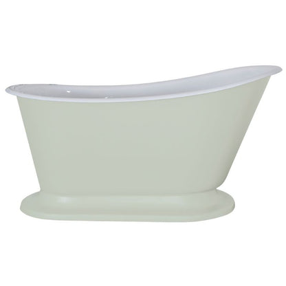 Hurlingham Cameo Small | Freestanding Cast Iron Roll Top Bath - 1400mm