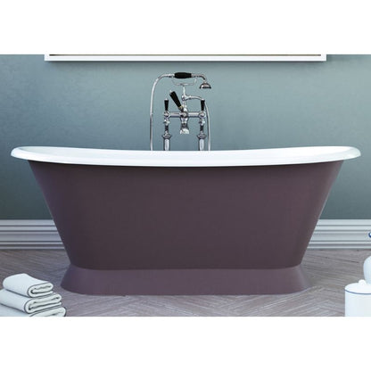 Hurlingham Chaucer | Freestanding Cast Iron Roll Top Bath - 1680mm