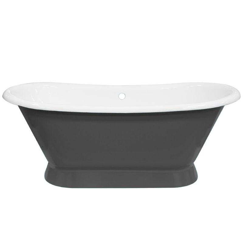 Hurlingham Chaucer | Freestanding Cast Iron Roll Top Bath - 1680mm