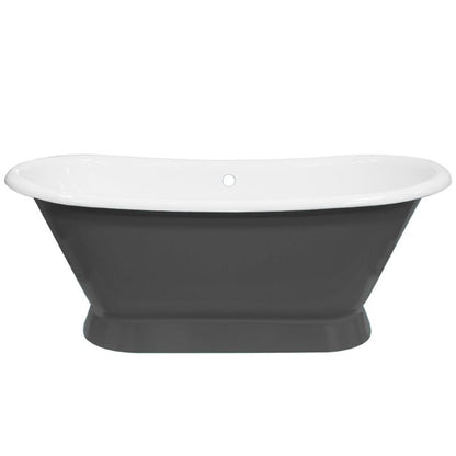 Hurlingham Chaucer | Freestanding Cast Iron Roll Top Bath - 1680mm