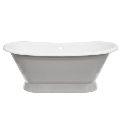 Hurlingham Chaucer | Freestanding Cast Iron Roll Top Bath - 1680mm