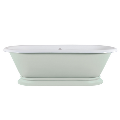 Hurlingham Shikara | Freestanding Cast Iron Roll Top Bath - 1820mm