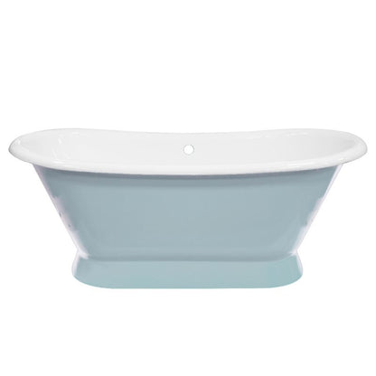 Hurlingham Chaucer | Freestanding Cast Iron Roll Top Bath - 1680mm