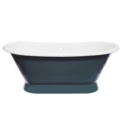 Hurlingham Chaucer | Freestanding Cast Iron Roll Top Bath - 1680mm