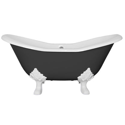 Hurlingham Byron | Freestanding Cast Iron Bath Feet - 1560mm