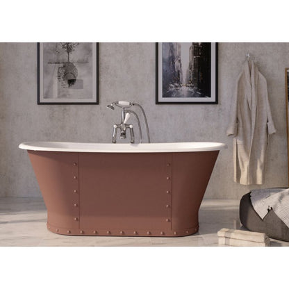 Hurlingham Drayton Boat | Freestanding Cast Iron Bath Bath - 1700mm