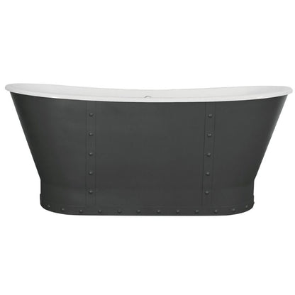 Hurlingham Drayton Boat | Freestanding Cast Iron Bath Bath - 1700mm