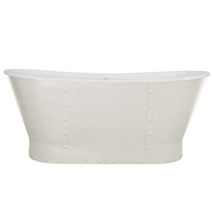 Hurlingham Drayton Boat | Freestanding Cast Iron Bath Bath - 1700mm