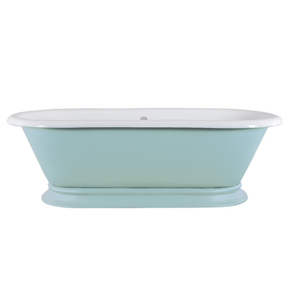 Hurlingham Shikara | Freestanding Cast Iron Roll Top Bath - 1820mm