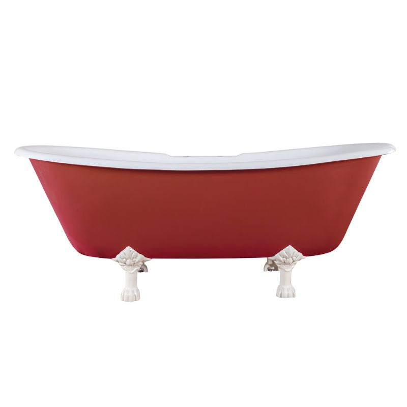 Hurlingham Prior | Freestanding Clawfoot Roll Top Bath - 1720mm